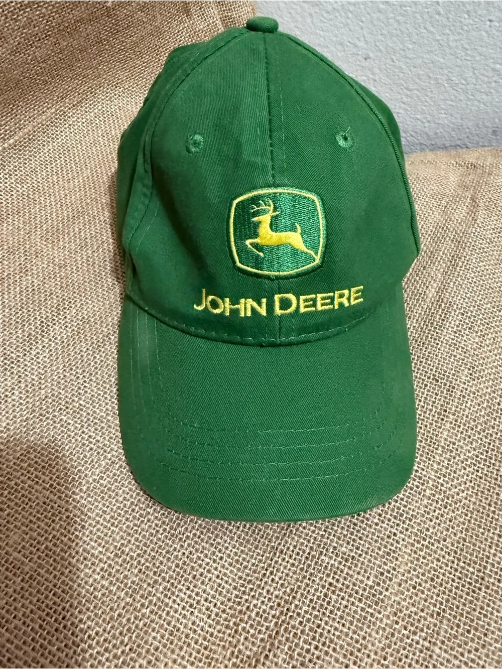 John Deere Green and Yellow Kids Baseball Cap
